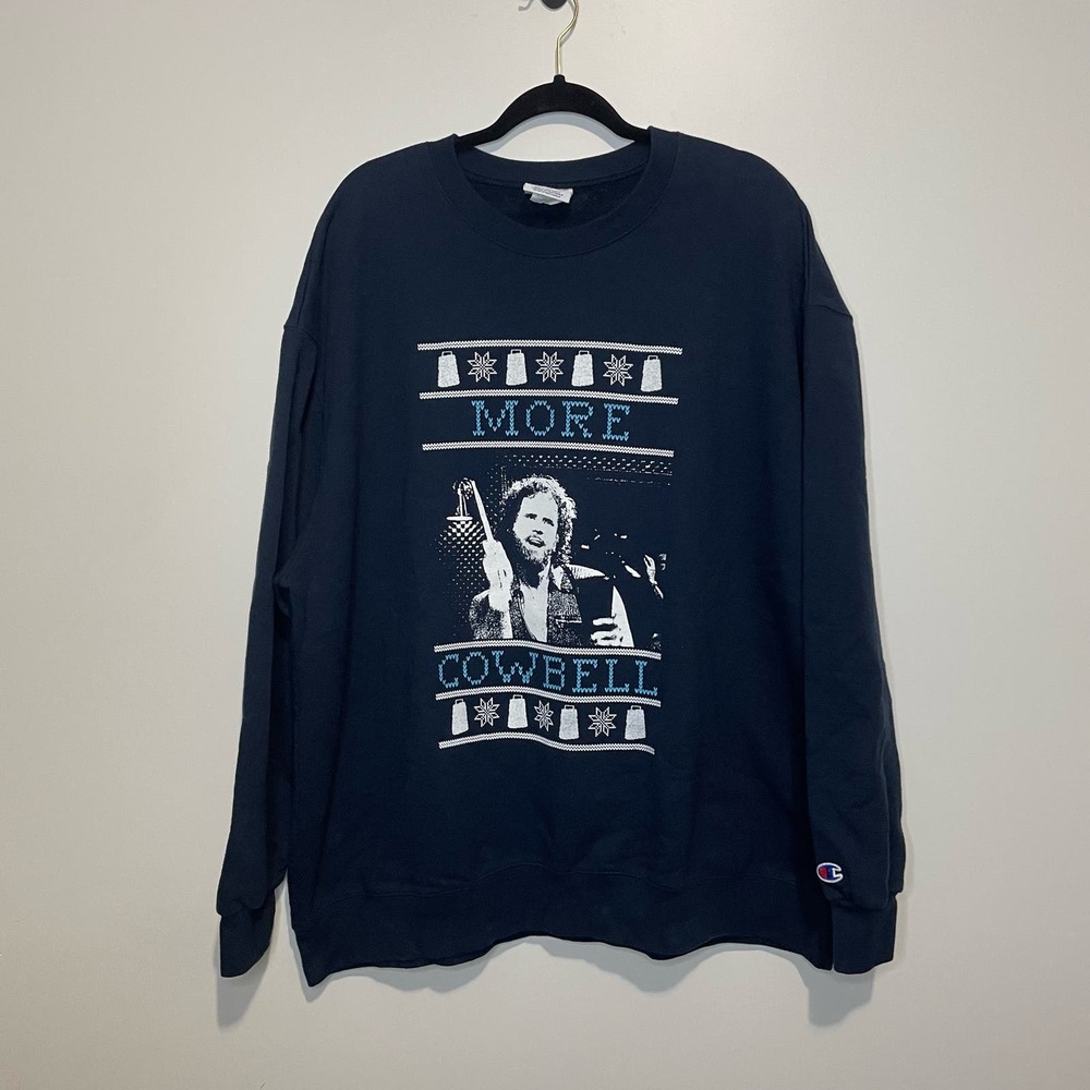 Champion ECO Men's Unisex More Cowbell Crewneck Sweatshirt size 3XL